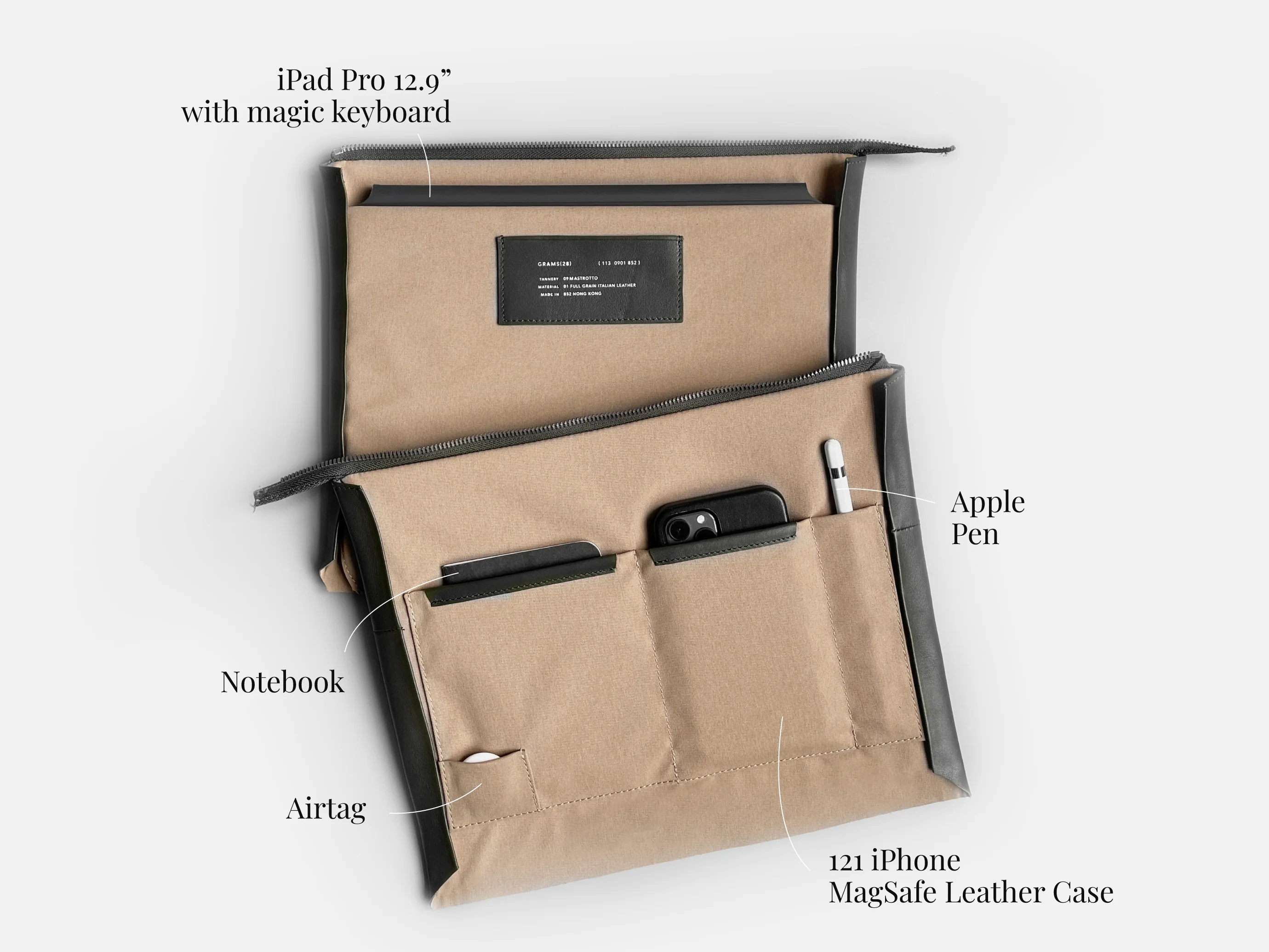 113 Leather Folio | Nappa - Image 3