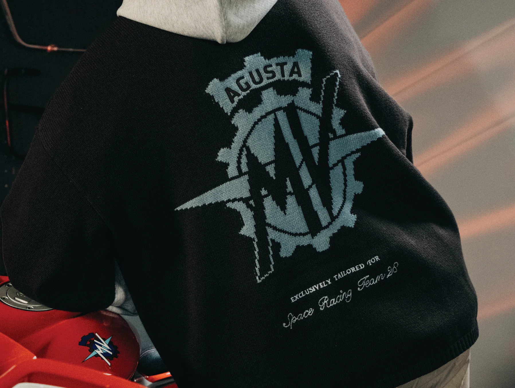 MV Agusta x GRAMS28 Short Sleeve Sweater - Image 12